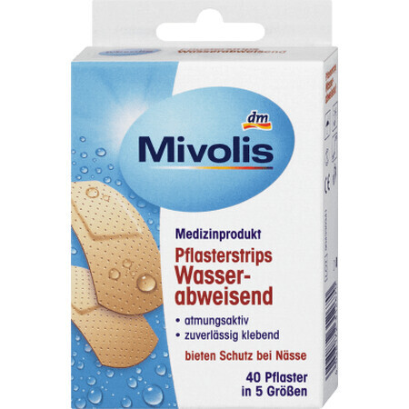 Mivolis Waterproof patches, 40 pcs