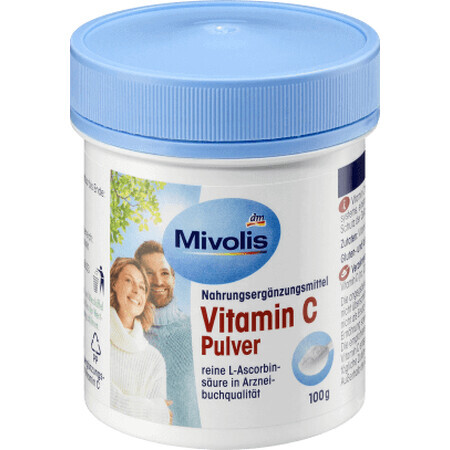 Mivolis Vitamin C-Pulver, 100 g