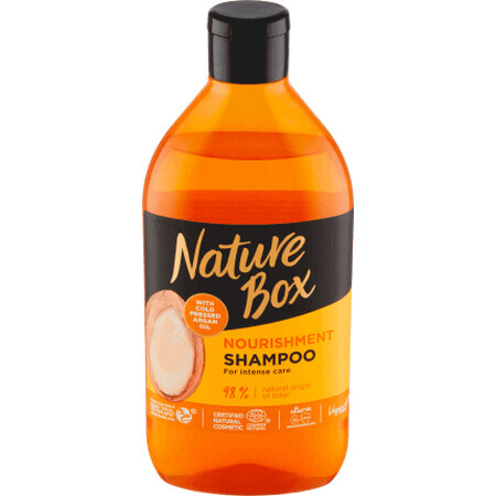 Nature Box  Șampon de păr cu ulei de argan, 385 ml