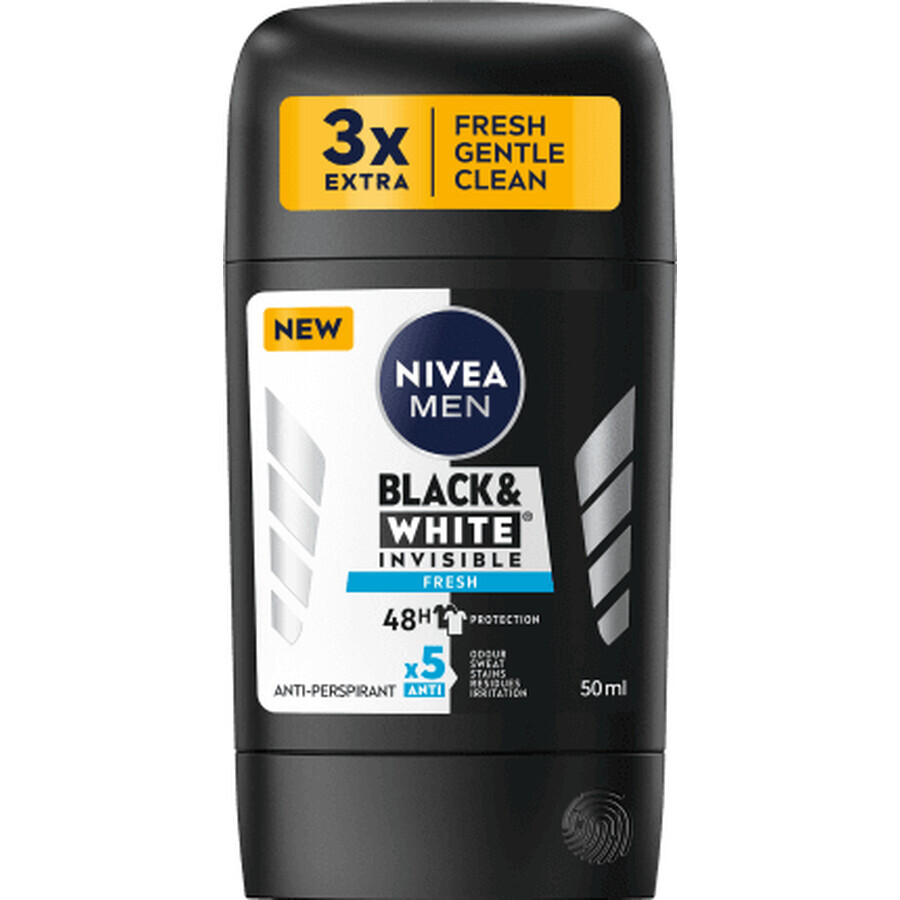 Nivea MEN Deodorant stick MB&W fresh bărbați, 50 ml