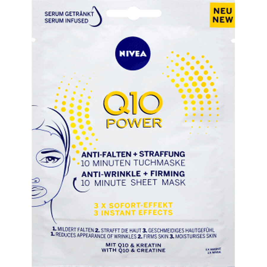 Nivea Q10 Power maskerdoekje, 1 pak