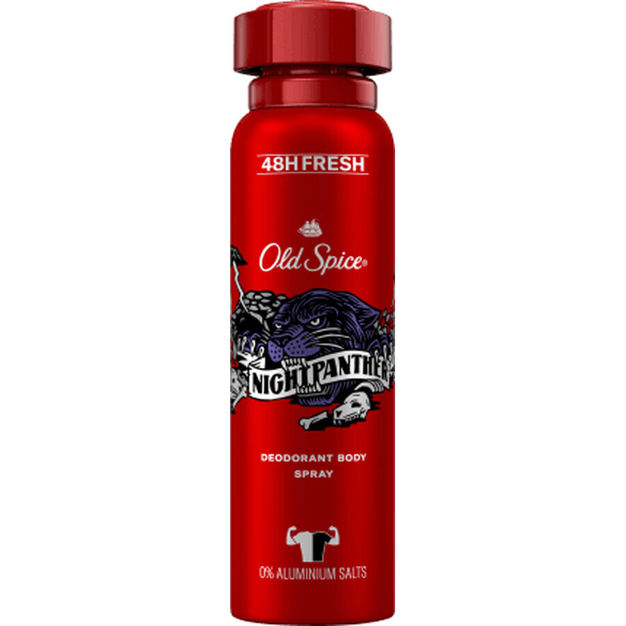 Old Spice Deodorante spray Notte Pantera, 150 ml