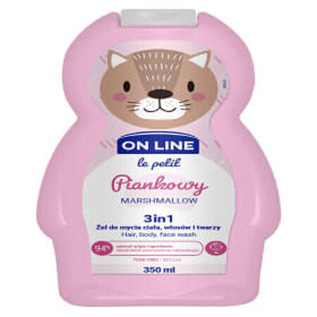 ON LINE le petit Baby Gel douche 3in1 guimauve, 350 ml