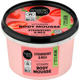 Organic Shop Strawberry Yoghurt body mousse, 250 ml