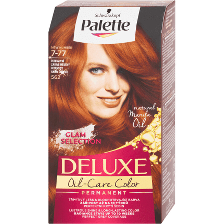 Palette Deluxe Vopsea permanentă  562/7-77 Arămiu Strălucitor Intens, 1 buc