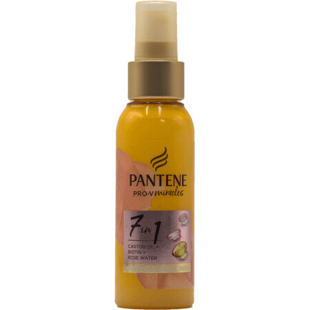 Pantene PRO-V Huile Capillaire Ricin & Biotine & Eau de rose, 100 ml