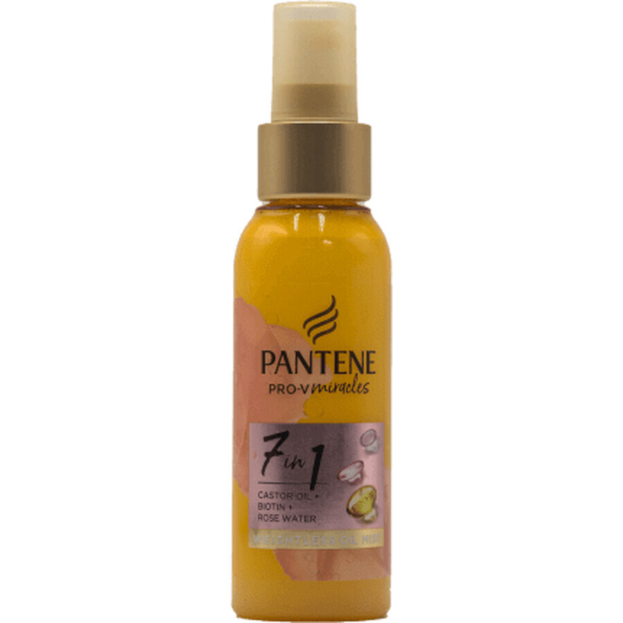 Pantene PRO-V Huile Capillaire Ricin & Biotine & Eau de rose, 100 ml