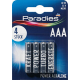 Pilas Paradies Micro AAA, 4 unidades