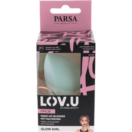 Parsa Beauty LOV.U egg blender with makeup stand, 1 piece