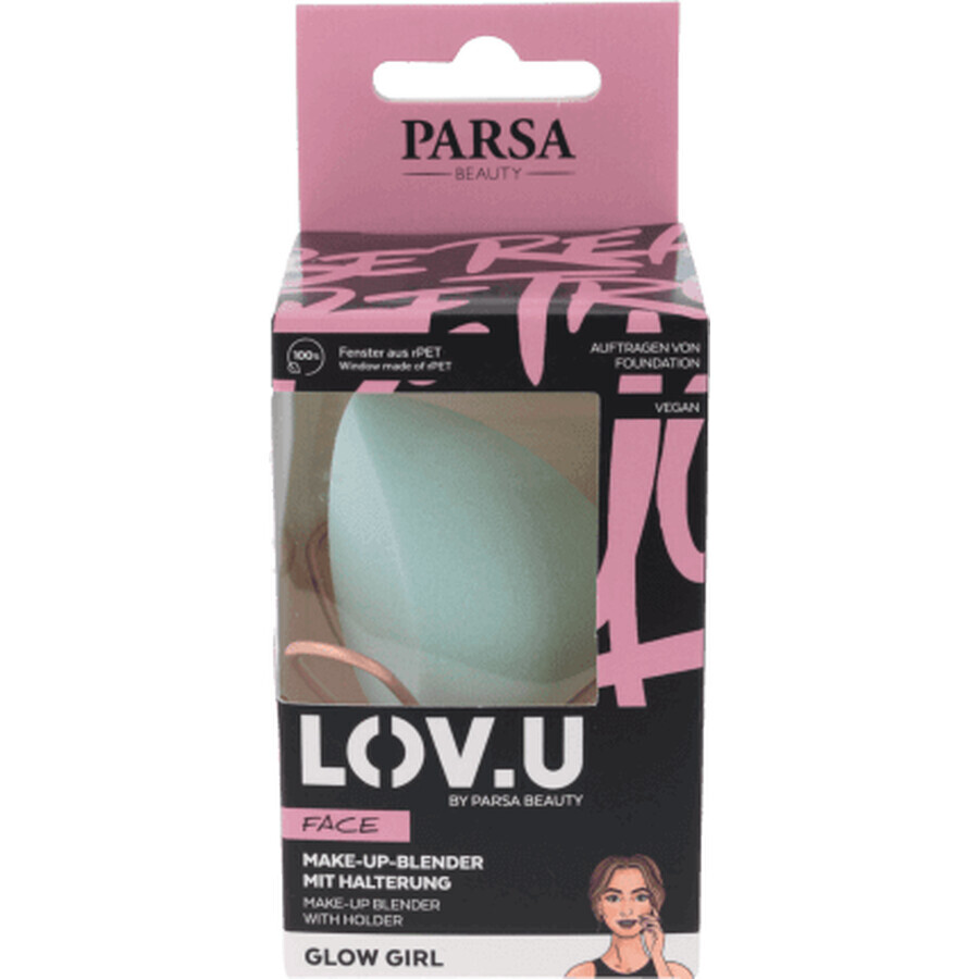 Parsa Beauty LOV.U egg blender with makeup stand, 1 piece