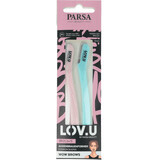 Parsa Beauty LOV.U tondeuse sourcils et visage, 2 pcs.