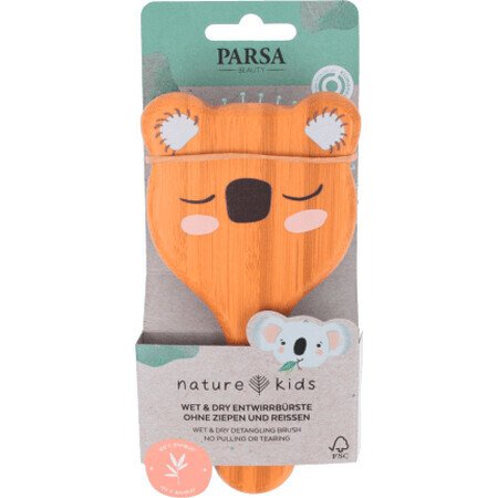 Parsa Beauty Bamboo brush with Koala bear, 1 pc