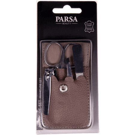 Parsa Beauty Set de manicura gris 4 piezas, 1 ud.