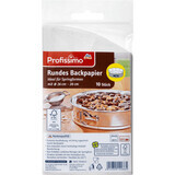 Profissimo Baking paper, round, diameter 37cm, 10 pieces