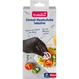 Profissimo Disposable gloves, black, size M, 60 pcs