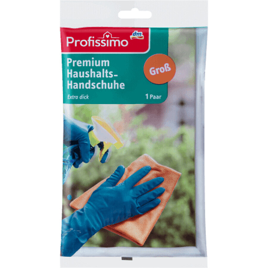 Profissimo huishoudhandschoenen maat L, 1 stuk