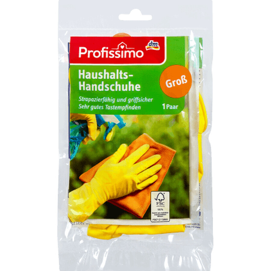 Profissimo Huishoudhandschoenen, maat L, 1 stuk