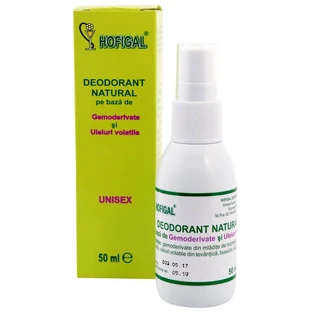 Natural Deodorant Unisex, 50 ml, Hofigal