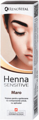 RENOVITAL Henna Sensitive wenkbrauwcr&#232;me kleurstof bruin, 6 g