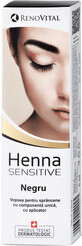 RENOVITAL Henna Sensitive Wenkbrauwcr&#232;me Paint Zwart, 6 g