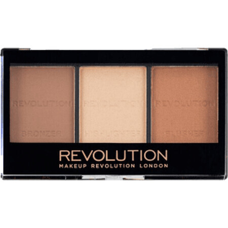 Revolution Ultra Sculpt &amp; Contour Kit Ultra Ligt/Medium Contour Palette C04, 11 g