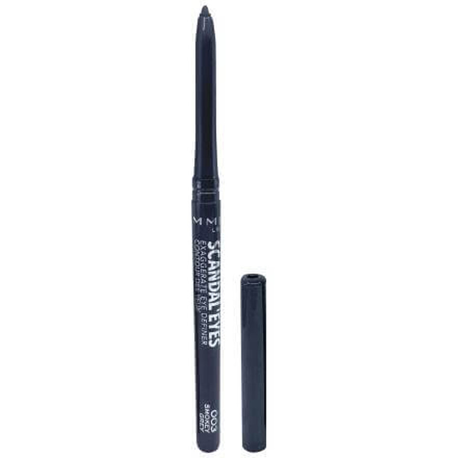 Rimmel London Oogpotlood Scandal'Eyes Exaggerate 003 Smokey grijs, 0,35 g