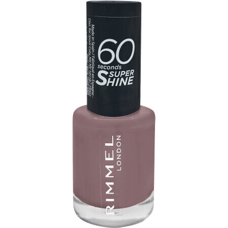 Rimmel London Smalto per Unghie 60 Seconds Super Shine 101 Taupe Throwback, 8 ml