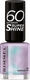 Rimmel London Vernis &#224; ongles 60 Seconds Super Shine 719 Mermaid Fin, 8 ml