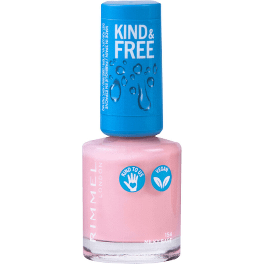 Rimmel London Lac de unghii Kind&Free 154 Milky Bare, 8 ml