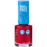 Rimmel London Kind&amp;Free 156 Poppy pop rode nagellak, 8 ml