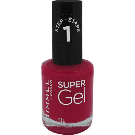 Rimmel London Smalto Super Gel 031 Fab, 12 ml