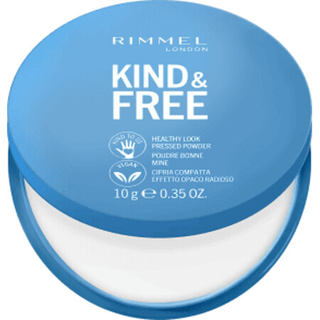 Rimmel London Kind&Free 01 Poudre Translucide, 10 g