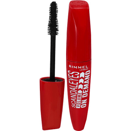 Rimmel London ScandalEyes Volume on Demand Wimperntusche 001 Schwarz, 12 ml