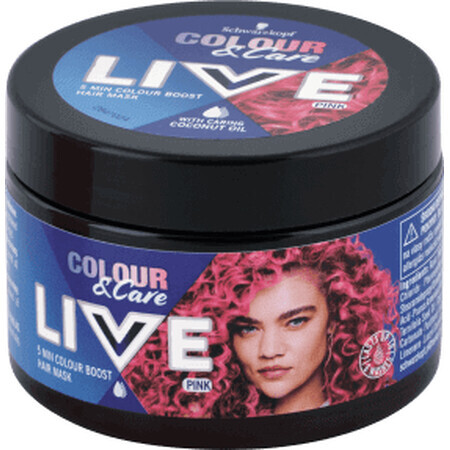 Schwarzkopf Live Colour &amp; Care Masker roze, 150 ml