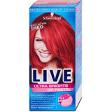 Schwarzkopf Live Vopsea de păr semi-permanentă color XXL 92 Pillar Box Red, 80 g