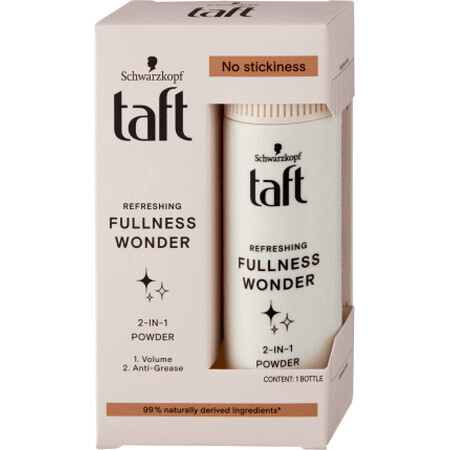 Schwarzkopf taft 2in1 haarpoeder verfrissende volheid wonder, 10 g