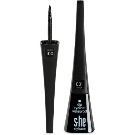 S-he Colour&Style Dip Eyeliner liquido waterproof 162/001, 1 pz