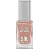 S-he colour&amp;style Gel-like'n ultra stay nail varnish 322/272, 10 ml