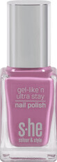 S-he colour&amp;amp;style Gel-like&#39;n ultra stay nagellak 322/275, 10 ml