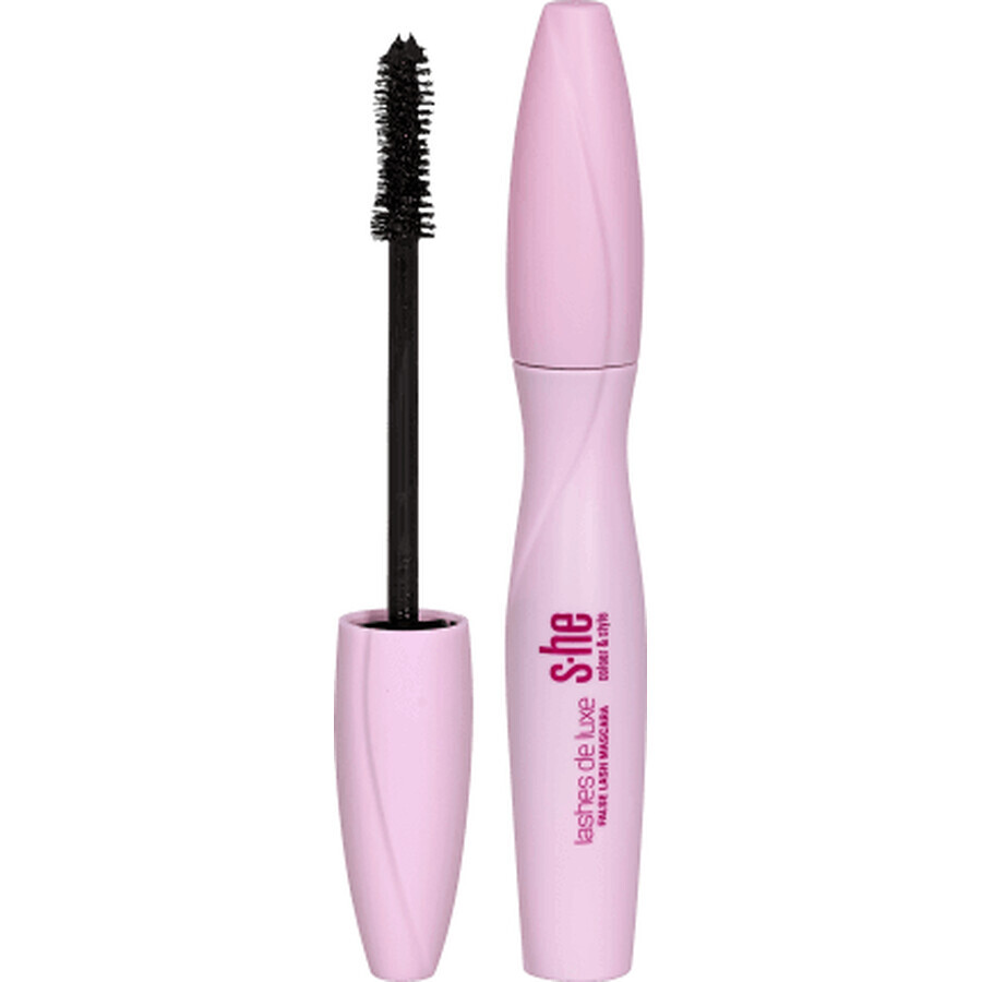 S-he colour&style Lashes de luxe falsche Wimpern Mascara Nr.177/003, 10 ml