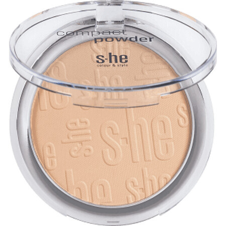 S-he colour&amp;style compact powder 175/403, 9 g