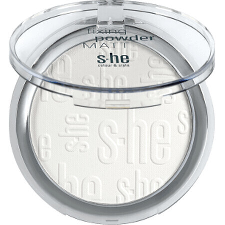 S-he colour&amp;style mattifying setting powder 178/401, 9 g