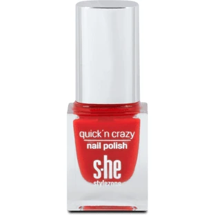 S-he colour&amp;style Quick'n crazy nail varnish 323/620, 6 ml