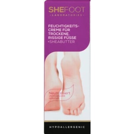 SHEFOOT Cremă hidratantă pentru tălpile uscate și aspre, 75 ml