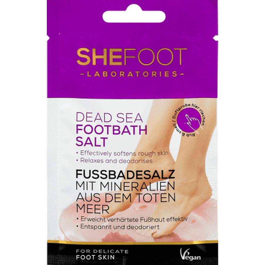 SHEFOOT Dead sea salt for feet, 55 g