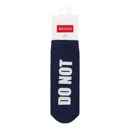 Soxo Herensokken met "DO NOT DISTURB" boodschap, 1 stuk