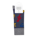 Soxo Chaussettes homme motif musical, 1 pièce