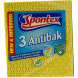 Spontex Antibacterial washcloth, 3 pcs