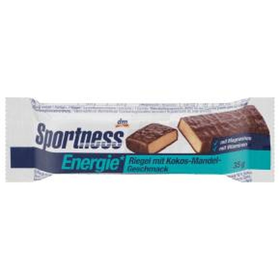 Sportness Kokos- en amandelreep, 35 g