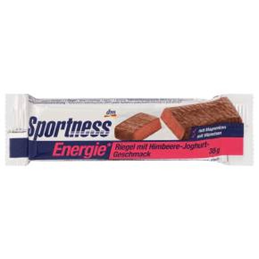 Sportness Baton energizant de zmeură și iaurt, 35 g